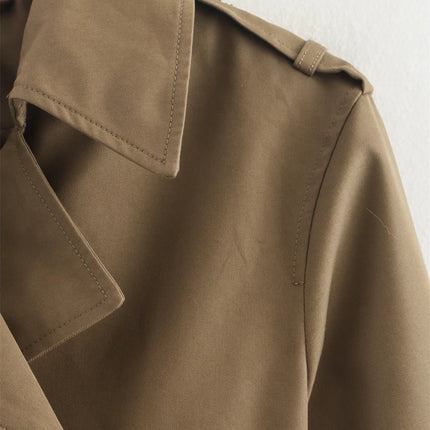 Women's Cropped Trench Jacket
