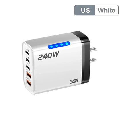 240W 5-in-1 GaN Charger