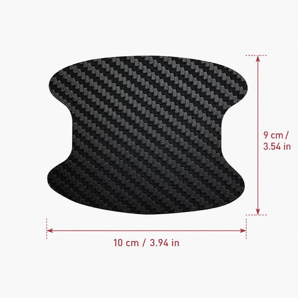 Carbon Fiber Door Handle Protective Stickers
