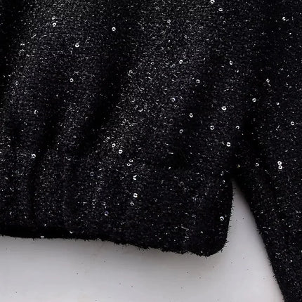 Women's Gold Sequin Jacket