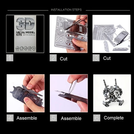 3D Metal Spider Puzzle