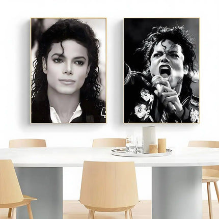 Iconic Pop Singer Wall Art Poster