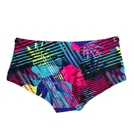 Men's Leaf Print Swim Trunks