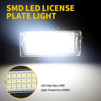 White LED License Plate Lights