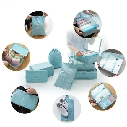 7-Piece Travel Packing Organizer Set