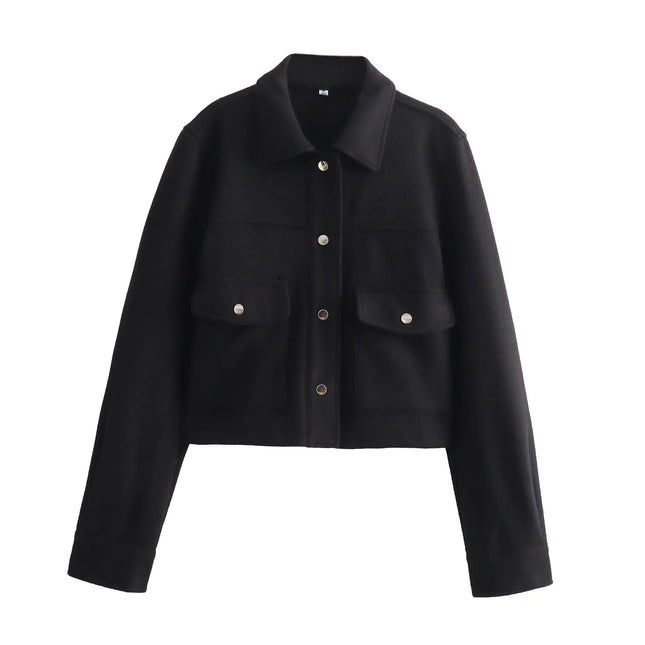 Women's Button-Up Casual Jacket
