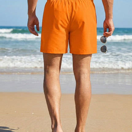 Men's Palm Tree Print Board Shorts
