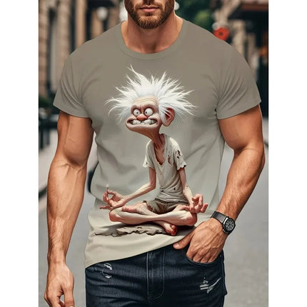 Men's 3D Abstract Graphic T-Shirt