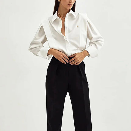 Long-Sleeve Loose-Fit Shirt