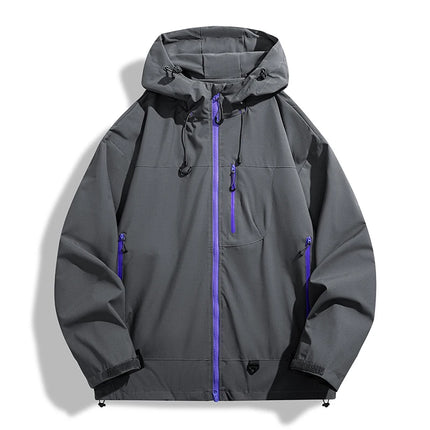 Unisex Waterproof Windbreaker Jacket