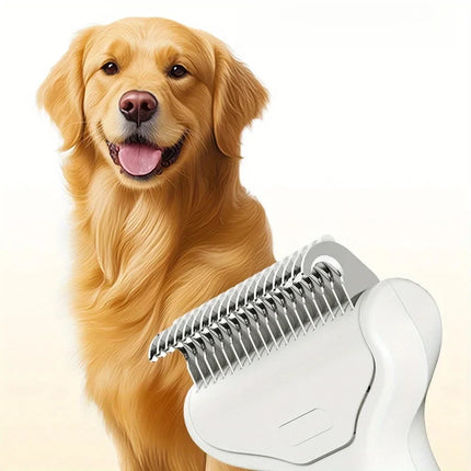 Curved Stainless Steel Pet Comb