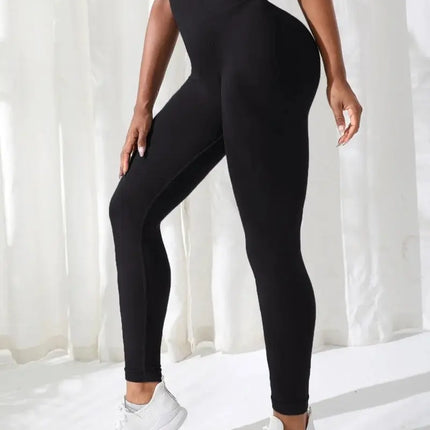 High-Waist Seamless Yoga Leggings