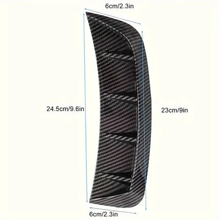 Carbon Fiber Style Air Vent Stickers