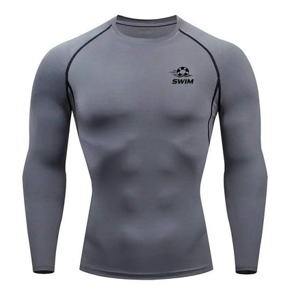 Men's Long-Sleeve Rash Guard Shirt