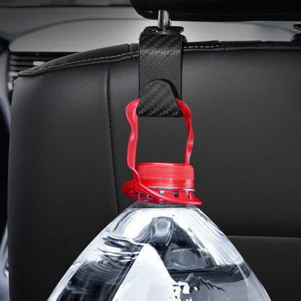 Carbon Fiber Car Headrest Hooks – 4 Pieces