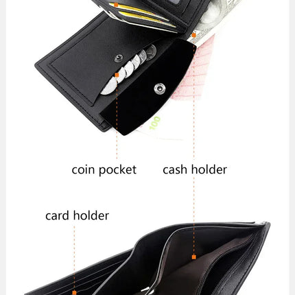 Slim PU Leather Wallet