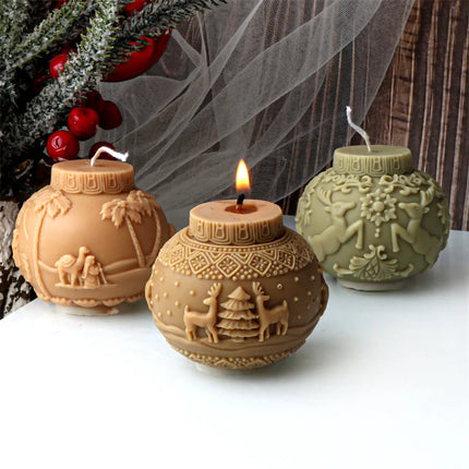 Christmas Silicone Candle Mold