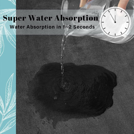 Thick Flannel Absorbent Floor Mat