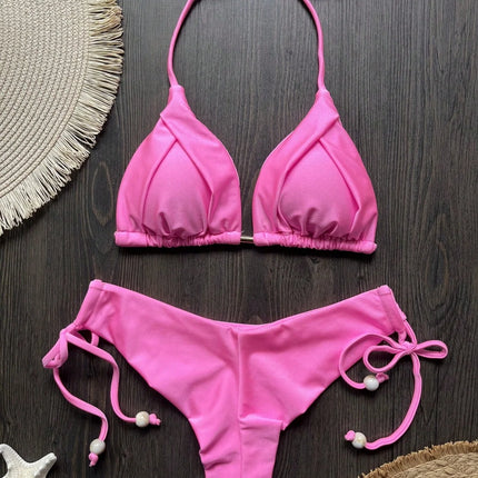 Folded Triangle Bikini Set