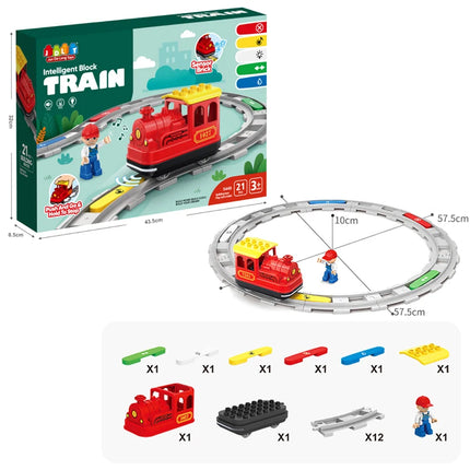 Large Building Block Train Set
