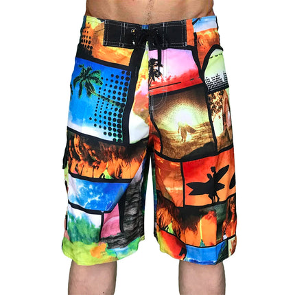 Men's Printed Beach Shorts