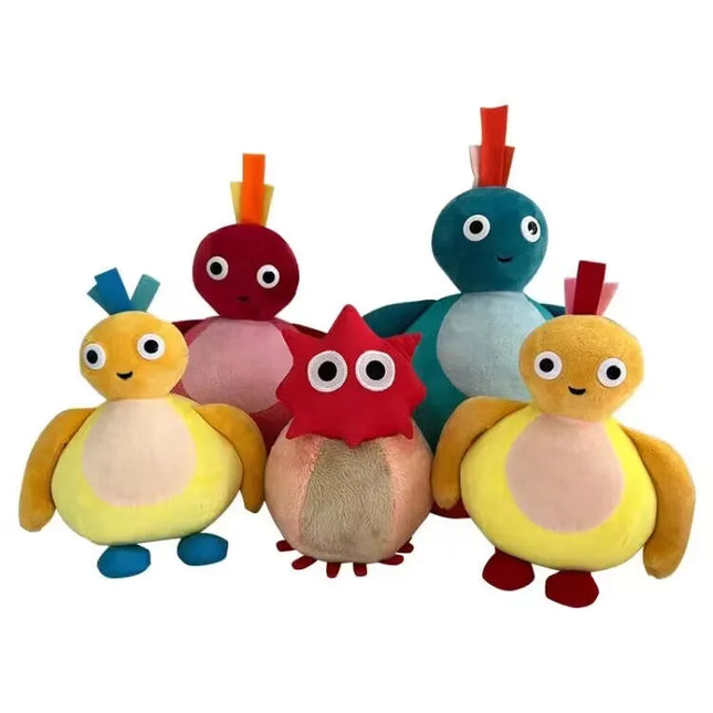 Twirlywoos Chickedy Plush Toy Set – 5 Pieces