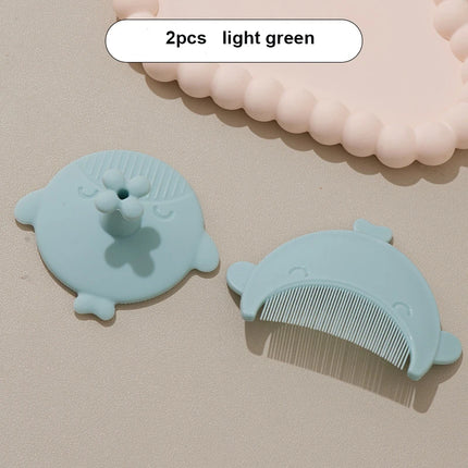 Baby Silicone Scalp Massage Brush Set