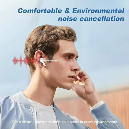 NNEOBA Wireless Stereo Earbuds with Dual Microphone