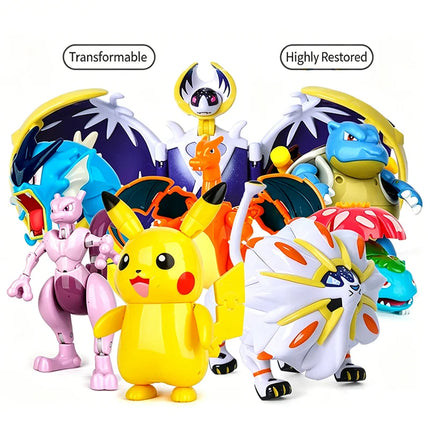 Transforming Pokeball Figure Toy