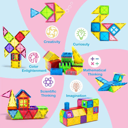 Magnetic Building Blocks Educational Construction Set for Kids