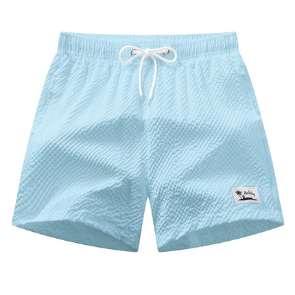 Men's Seersucker Swim Shorts