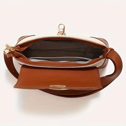 Color Block Underarm Bag