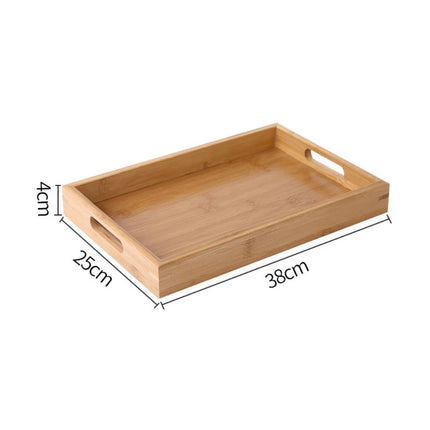 Rectangular Bamboo Storage Tray