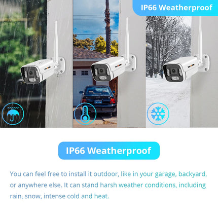 4K 8MP Outdoor Wi-Fi Security Camera