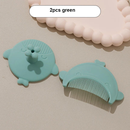 Baby Silicone Scalp Massage Brush Set