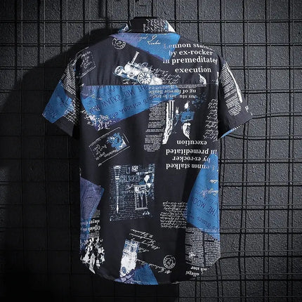 Men’s Short-Sleeve Printed Shirt