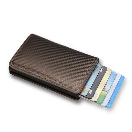 Carbon Fiber RFID Trifold Wallet