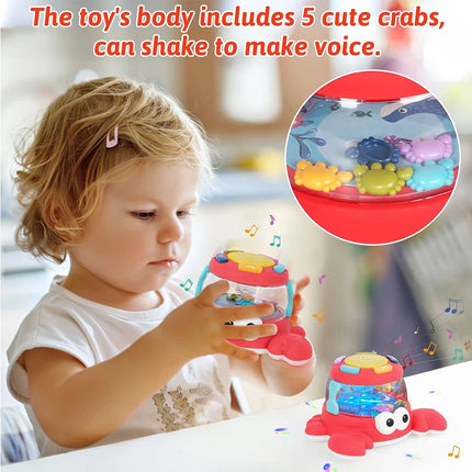 Kids' Musical Turtle and Crab Drum Toy