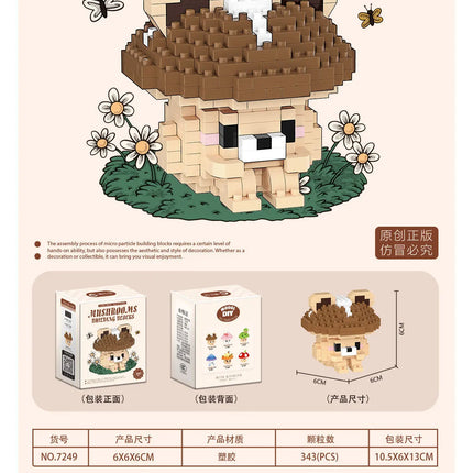 Mushroom Building Block Set