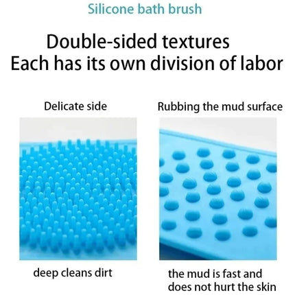 Silicone Back Scrubber Shower Belt