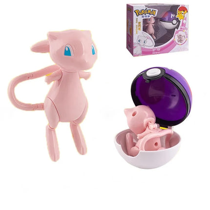 Transforming Pokeball Figure Toy
