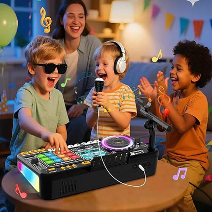 Kids DJ Mixer and Musical Keyboard Toy