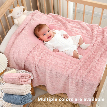 Soft Striped Baby Blanket