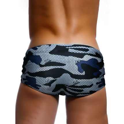 Men's Camouflage Print Swim Trunks
