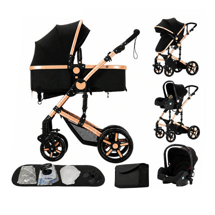 3-in-1 Foldable Baby Travel System