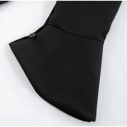 Women's Slim-Fit Flared Sleeve Blouse