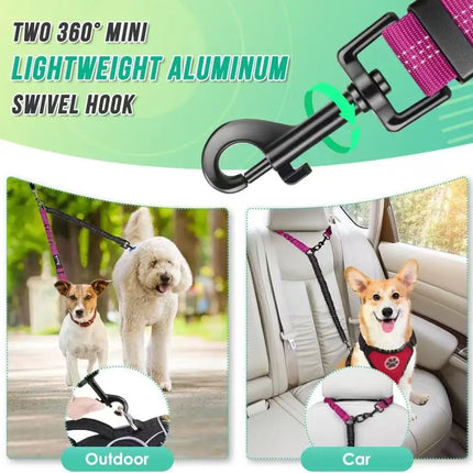 Dual Dog Leash Attachment