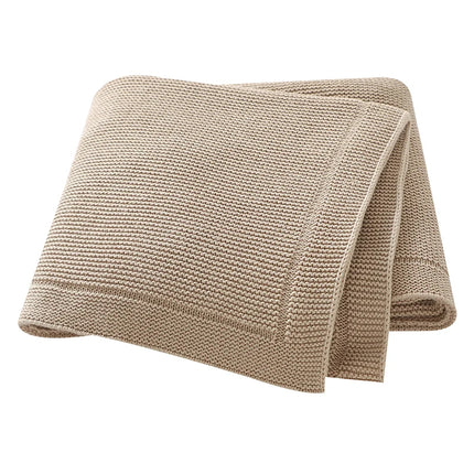 Soft Cotton Knit Baby Blanket