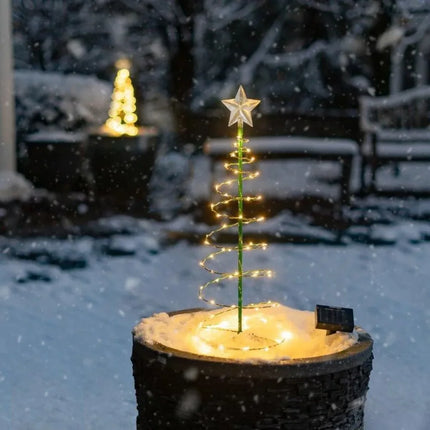 Solar Christmas Tree Garden Lights