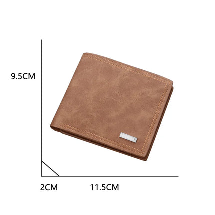 Men's Leather Trifold Wallet